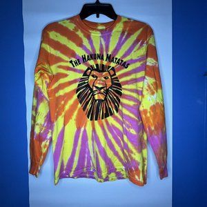 Lion King The Hakuna Matata Tie Dye Long Sleeve Shirt - Size Small (S)
